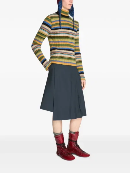 Pulover Dries Van Noten de lână albastru