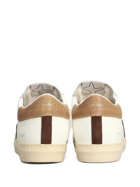 Sneakerși Ama Brand din piele alb