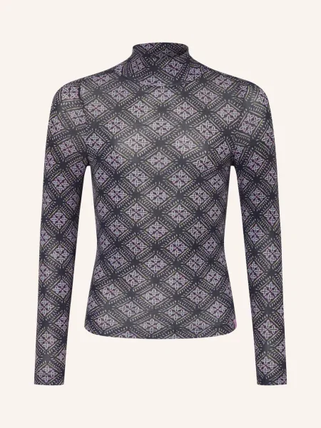 Scotch & Soda Tričko S Dlouhým Rukávem tmavě / světle fialová / tmavě modrá