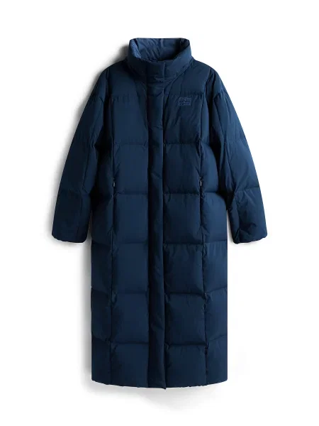 Tommy Jeans Zimný kabát Alaska Tmavomodrá modrá