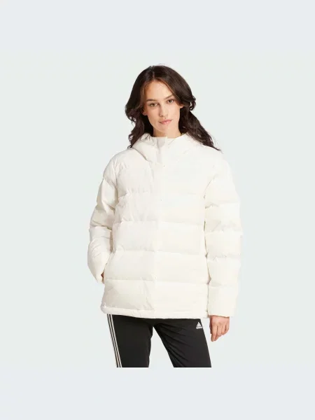 Adidas Пуховик Перероблений білий