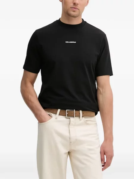 Tricou Karl Lagerfeld cu imagine negru