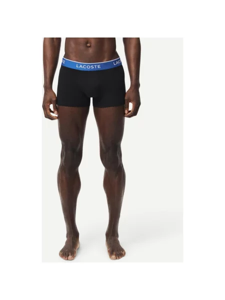 Bokserki Lacoste Stretch Cotton czarny niebieski XS biały