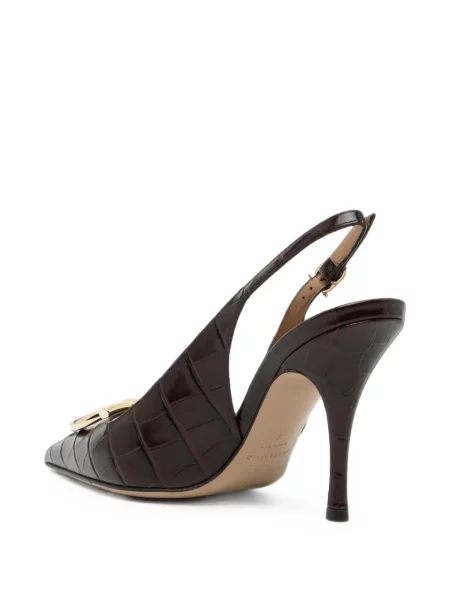 Pantofi cu toc Ferragamo maro