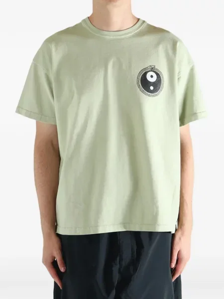 Tricou grafic D-r-g-n cu imagine verde