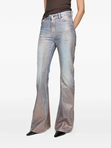 Pantaloni Acne Studios evazate albastru