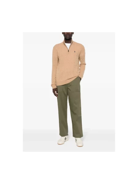 Polo Ralph Lauren sweter wełniany brązowy