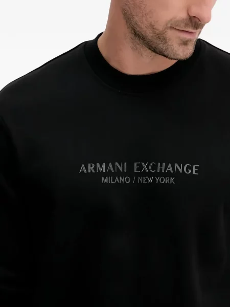 Hanorac Armani Exchange cu autograf negru