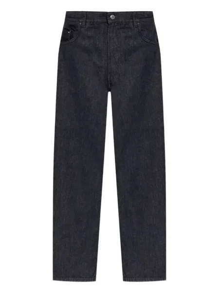 Blugi drepți Moncler albastru