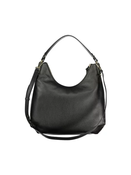 Torebka hobo Coccinelle skórzana czarna