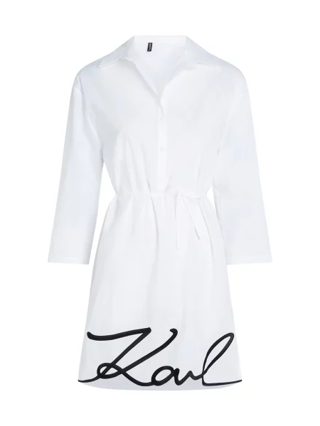 KARL LAGERFELD Rochie de plajă alb