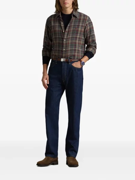 Ριγέ polo Polo Ralph Lauren με κουκούλα με αυτόγραφο λευκό