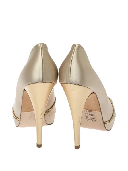 Pantofi cu toc Gina de cristal