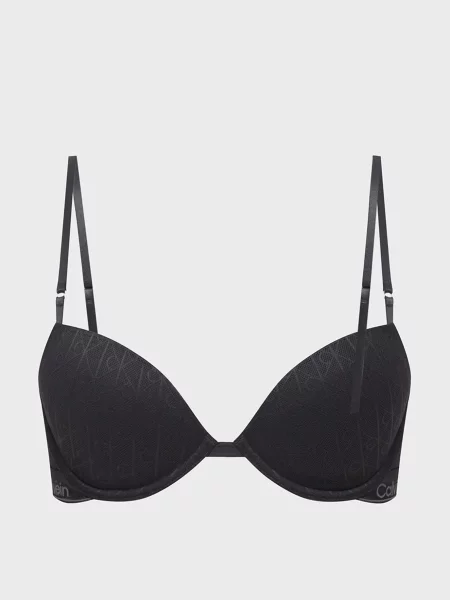Бюстгальтер Calvin Klein з принтом чорний