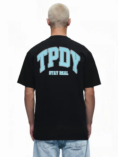 Trueprodigy Tricou Arin albastru aqua negru
