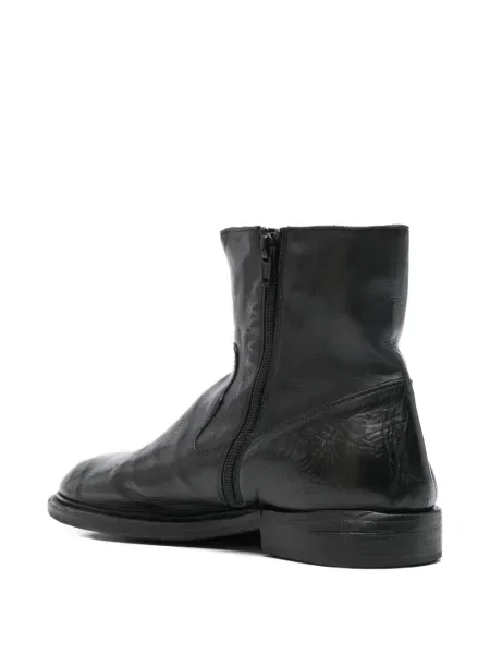 Cizme scurte Moma din piele negru