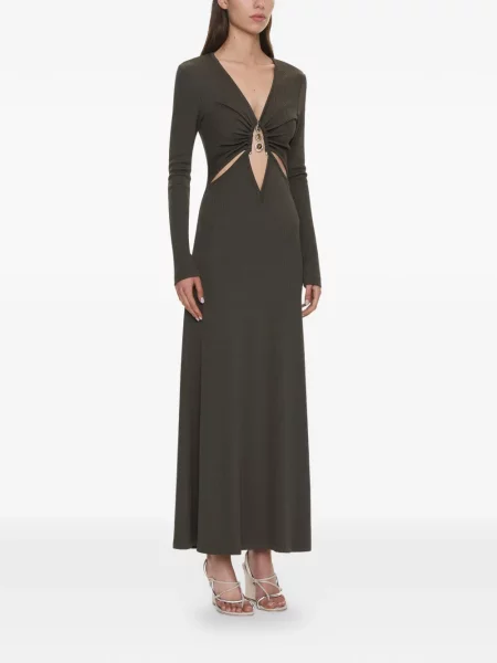 Rochie midi Christopher Esber verde