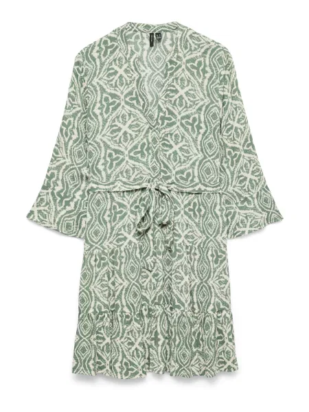 VERO MODA Rochie VMMENNY ecru / stuf verde