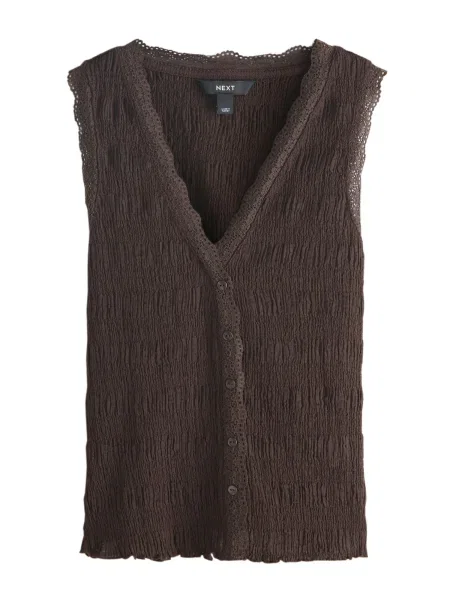 Next Vestă ciocolatiu