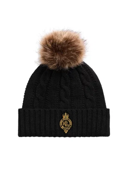 Kepurė LAUREN RALPH LAUREN juoda