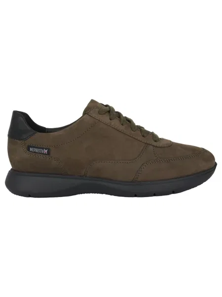 Sneakersy Mephisto zamszowe zielone