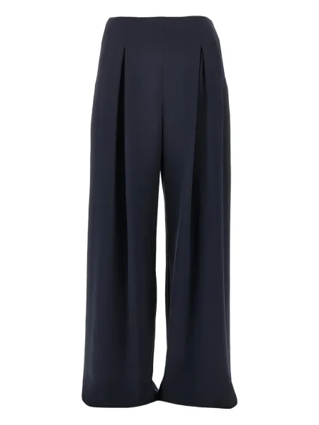 Pantaloni Max Mara plisate albastru