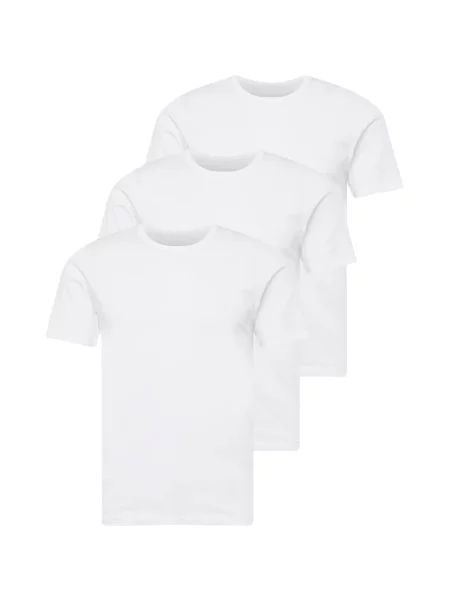 BOSS Orange Tricou Classic murdar alb