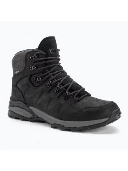 Buty trekkingowe Jack Wolfskin Refugio Prime Texapore Mid phantom czarne