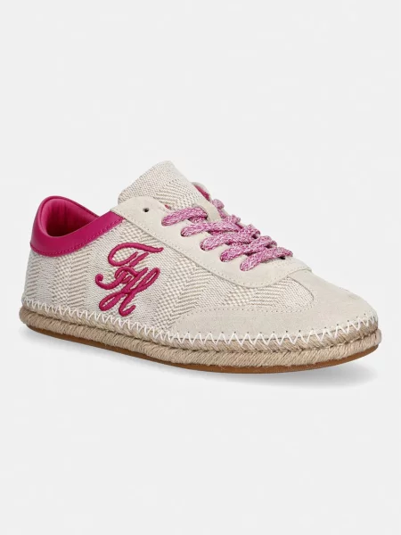 Tommy Hilfiger TH HERITAGE ROPE SNEAKER tenisky béžové