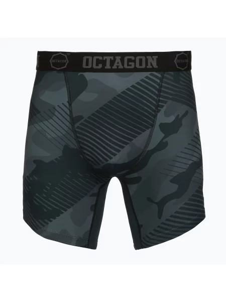 Pantaloni scurți de antrenament pentru bărbați Octagon Legion Black Line black negru