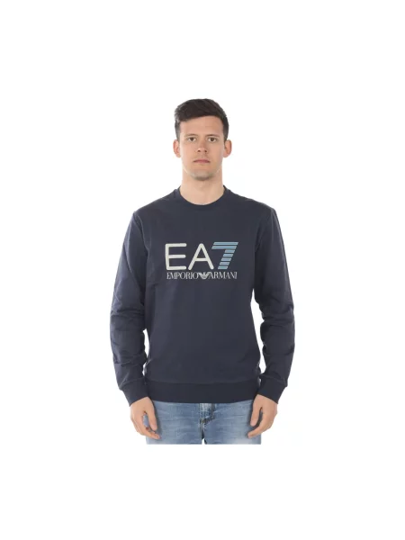 Bluza rozpinana Emporio Armani Ea7 niebieska