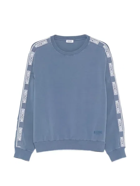 Суитчър Moschino с автограф синьо