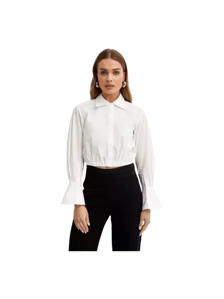 Kołnierzykowy koszula Simkhai biała