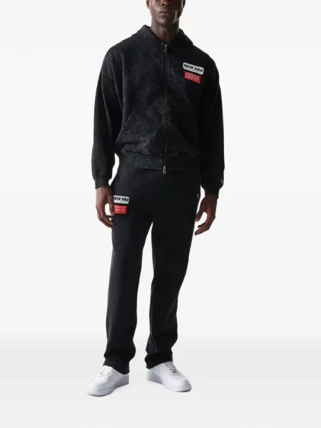 Pantaloni New Era Cap alergare negru