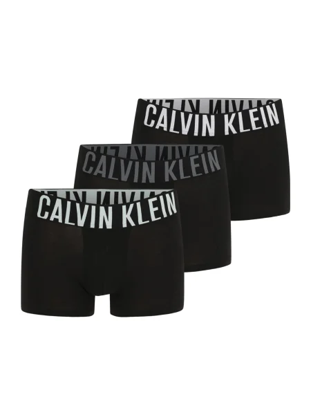 Pánske boxerky Calvin Klein Trunk 3 páry Black bodies/white/aerial/turbulence sivá
