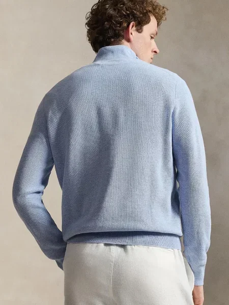 Polo Ralph Lauren pulover bombažen modra
