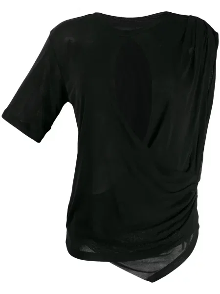 Tricou Unravel Project drapate negru