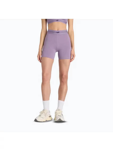 Pantaloni scurți pentru femei New Balance AC Fitted 5" candied violet