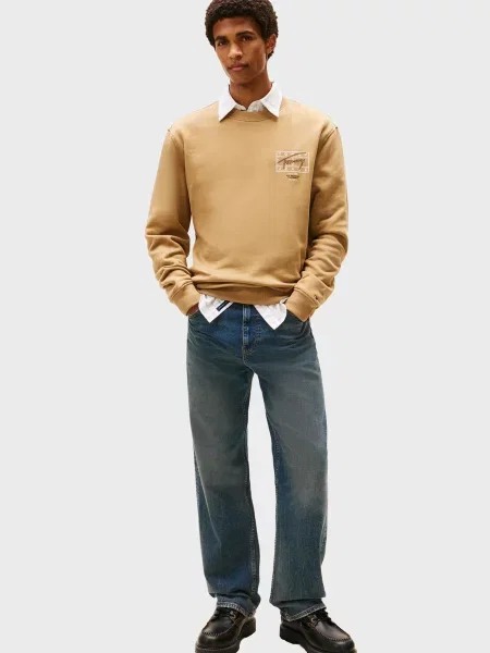 Свитшот Tommy Jeans бежевый