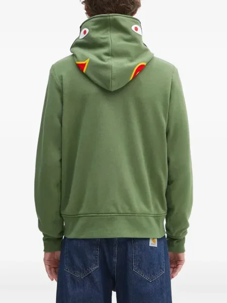 Hanorac cu glugă A Bathing Ape® verde