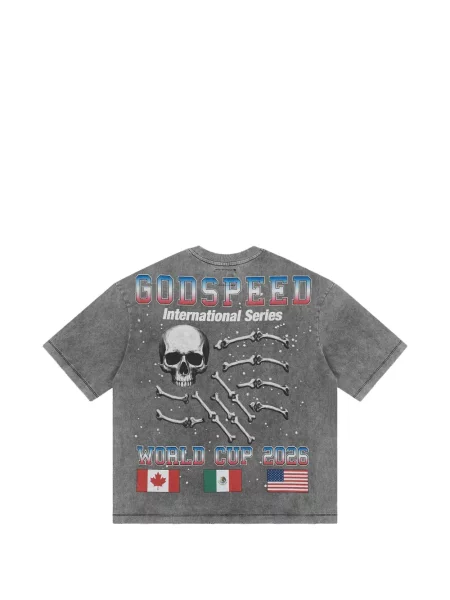 Tricou Godspeed gri