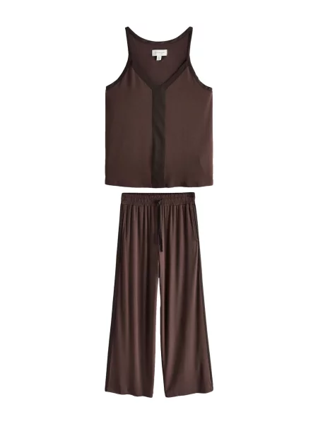 B by Ted Baker Pijama ciocolatiu / închis maro