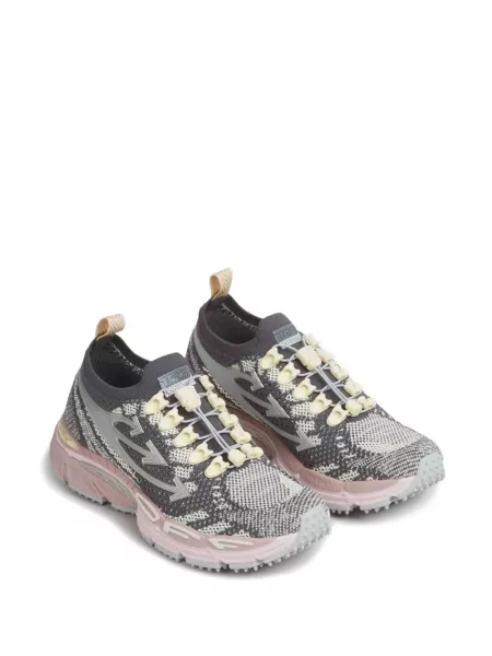 Fűzős kötött sneaker Off-white fehér