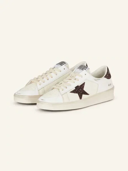 Golden Goose Sneakersy Stardan Z Cekinami weiss białe