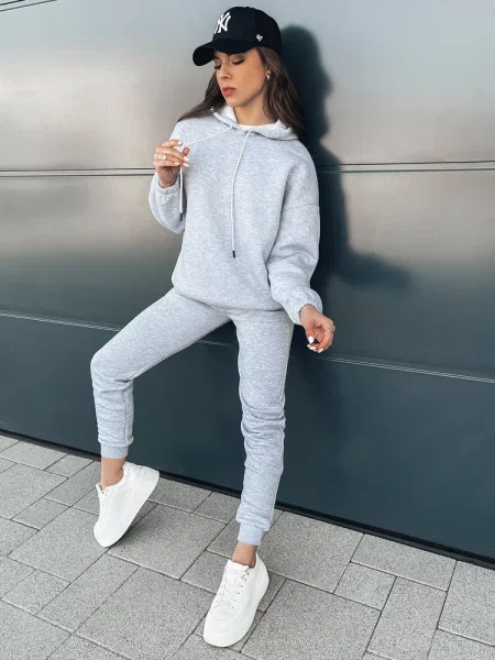 Komplet dresowy KSENIIA PREMIUM jasnoszary Dstreet
