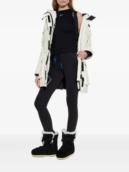 Geacă parka Canada Goose cu glugă alb