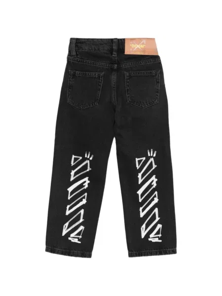 Jeansy dziecięce Off-white białe