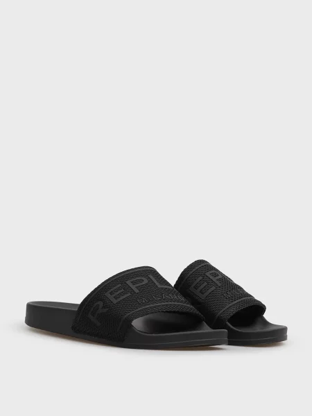 Шльопанці Replay чорні