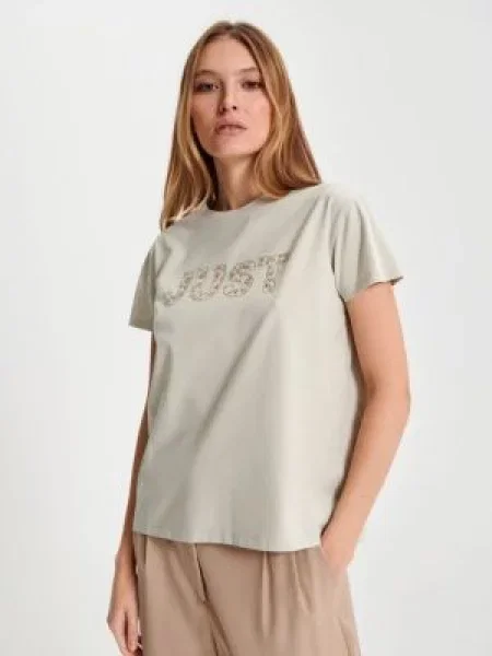 Sinsay Tričko s krátkými rukávy a potiskem šedá