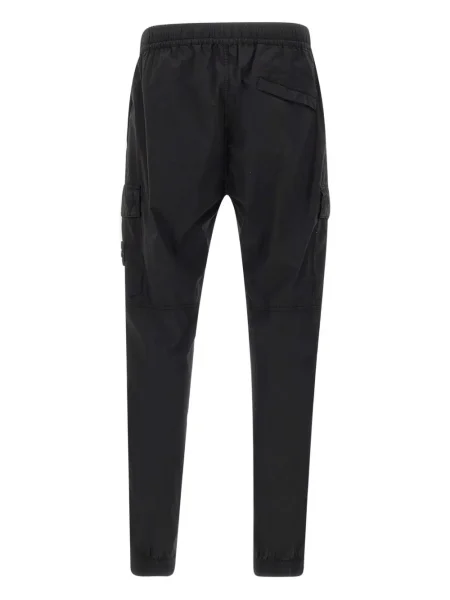 Pantaloni cargo Stone Island cu strasuri negru